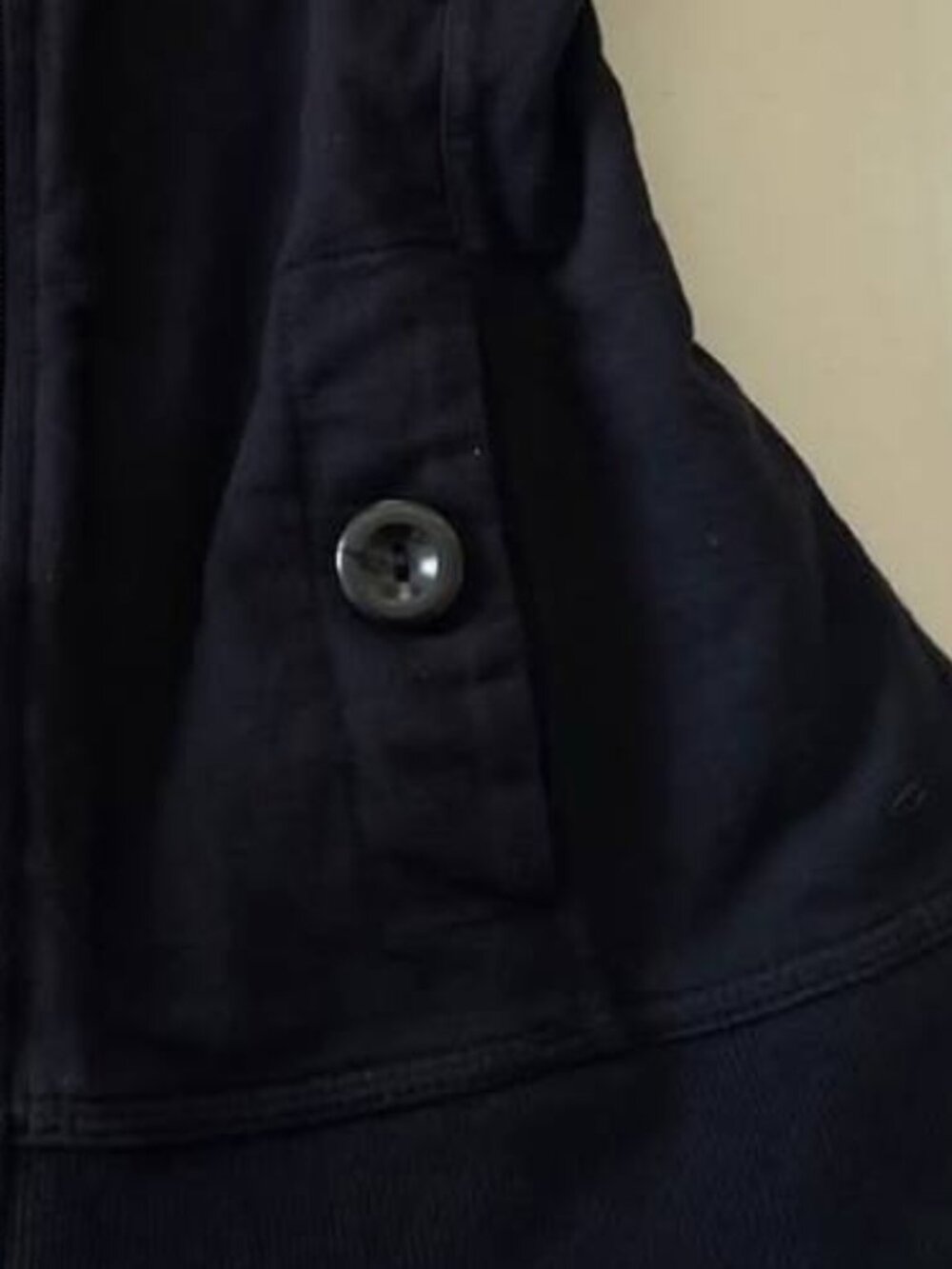 Women's Black Sleeveless Hooded Zip-Up Vest Casual Peplum Hoodie Jacket - Picture 3 of 4